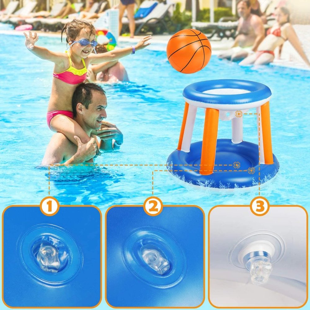 Inflatable Volleyball Set Pool Float Set - Picture 3 of 5